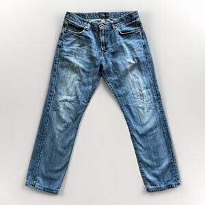 Classic Blue Men’s Jeans - Casual Straight Fit 34x30